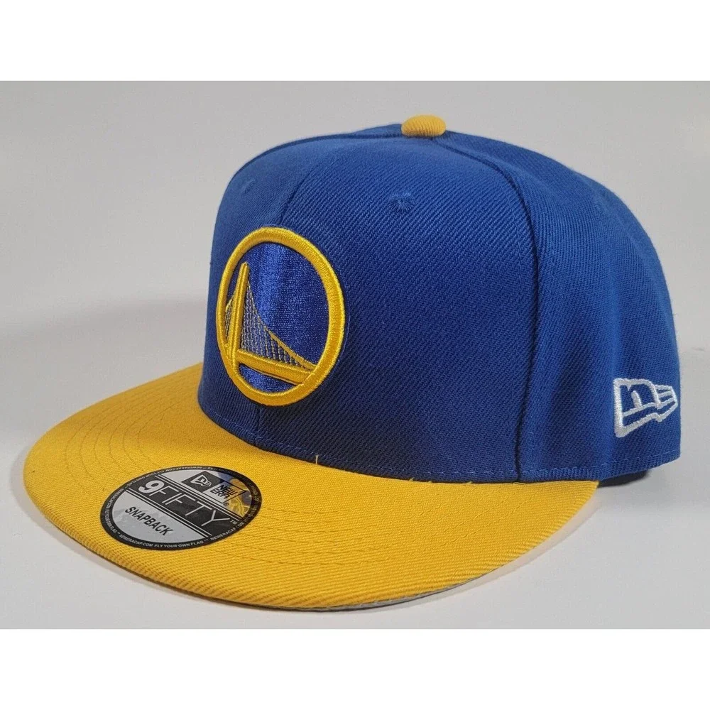 Golden State Warriors Basketball Cap New Era Adjustable Snapback Hat Fan Out NBA - Picture 3 of 10
